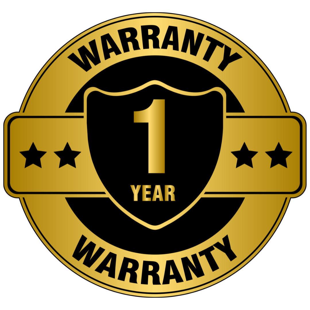 FREE 1 Year Warranty