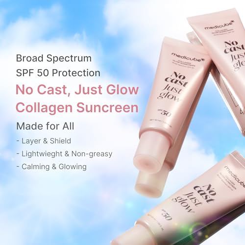 medicube Sunscreen No Cast Just Glow Collagen SPF 50 | 50ml