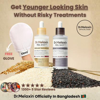 Dr.Melaxin® Peel Shot | Glow Exfoliant Rice Ampoule 80ml