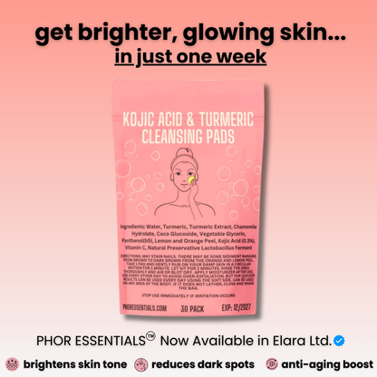 Phor Essentials® Kojic Acid Turmeric Cleansing Pads
