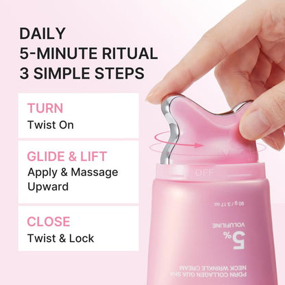 Medicube® PDRN Collagen Gua Sha Neck Wrinkle Cream 90g